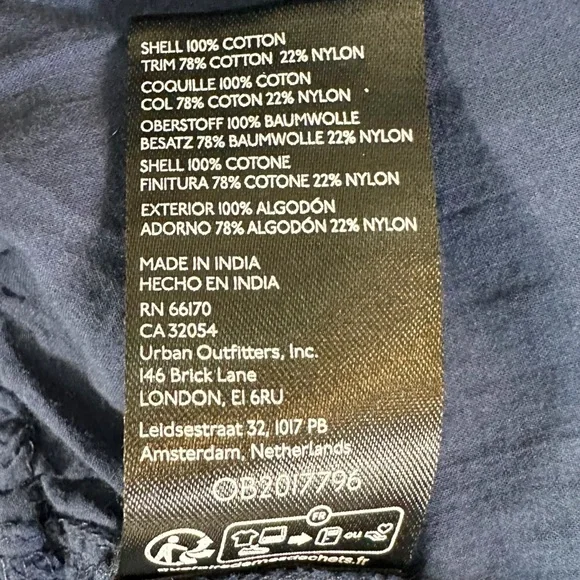 Free People Blue Lace “Best of me” Blouse XL - Picture 11 of 11